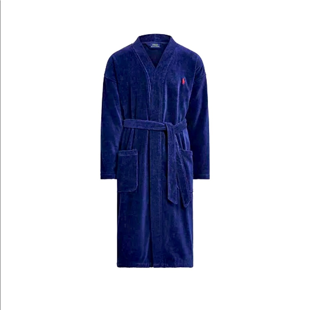 Polo Ralph Lauren Soft Cotton Kimono Velour Robe